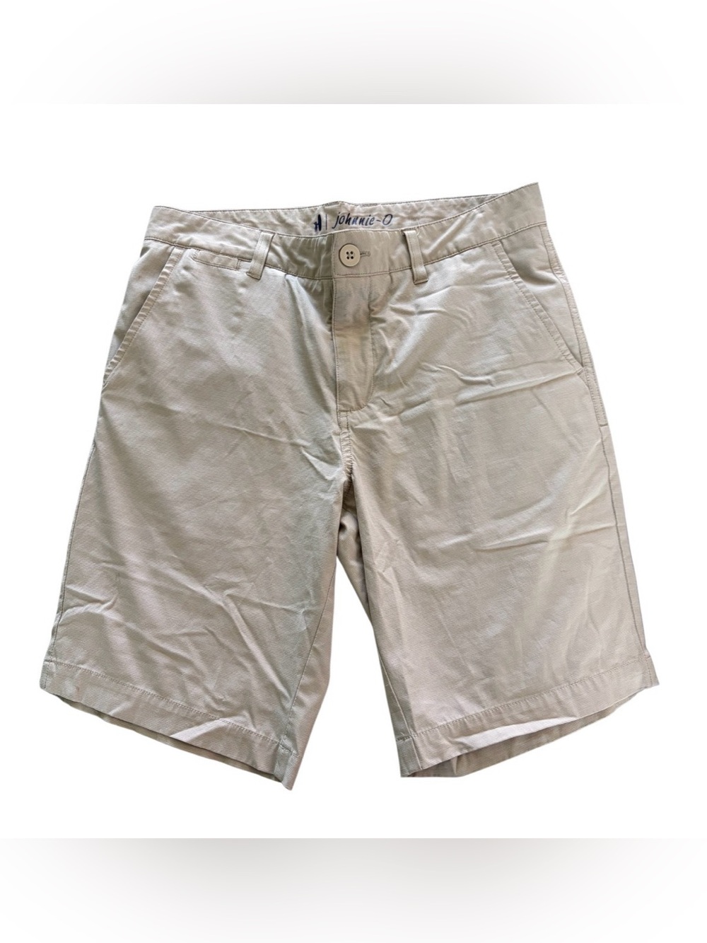 Johnnie O Boy’s Performance Shorts Size 14 Tan Golf Activewear Uniform